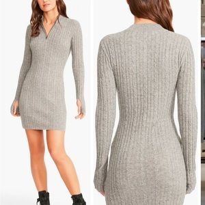 BB Dakota sweater dress, quarter zip. Never been worn